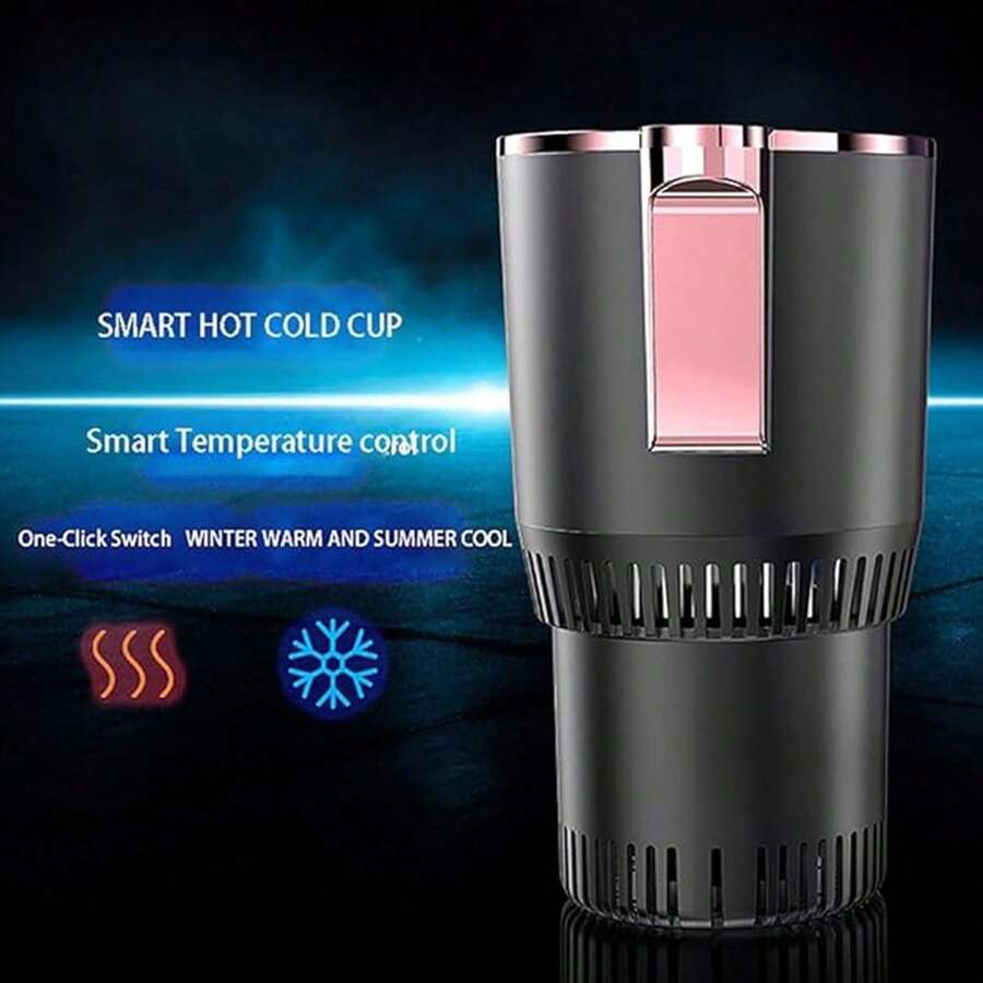 Car Cup Holder Cooler & Warmer – 12V Smart Temperature Control Mug
