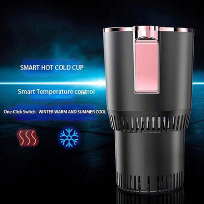 Car Cup Holder Cooler & Warmer – 12V Smart Temperature Control Mug