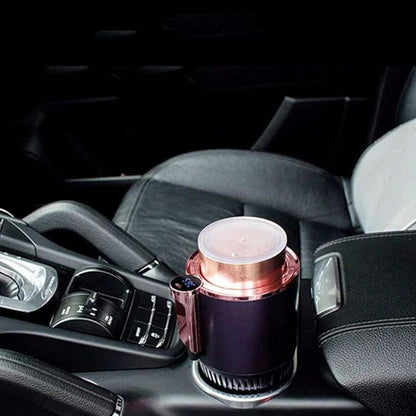 Car Cup Holder Cooler & Warmer – 12V Smart Temperature Control Mug