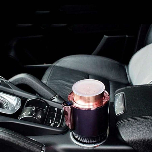 Car Cup Holder Cooler & Warmer – 12V Smart Temperature Control Mug