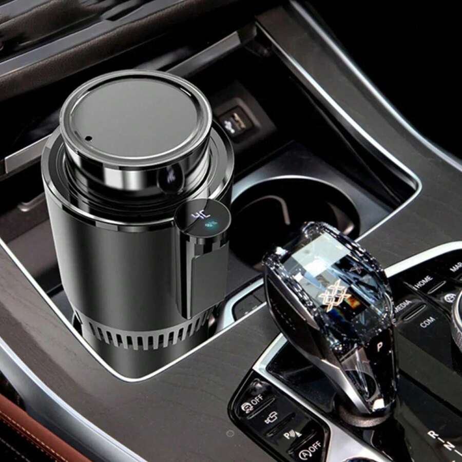Car Cup Holder Cooler & Warmer – 12V Smart Temperature Control Mug